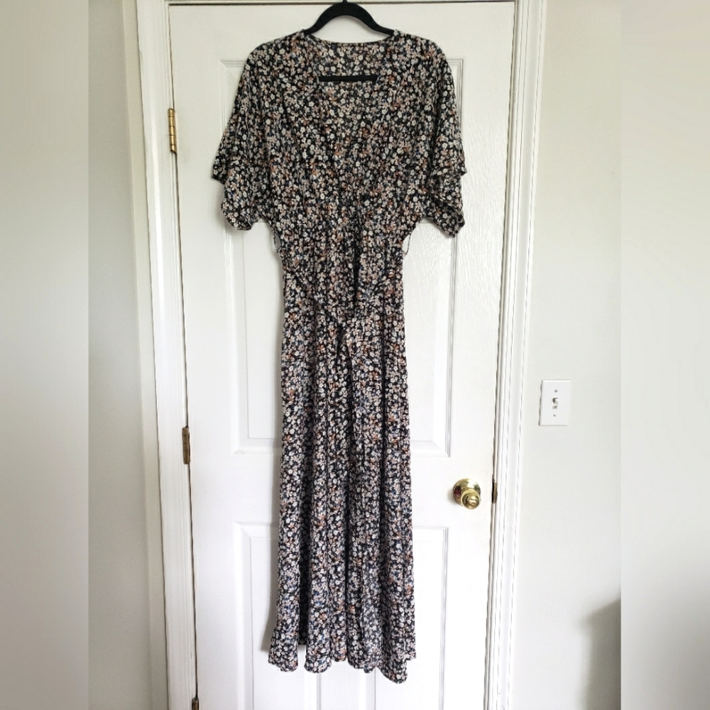 Boho Floral Maxi Dress
